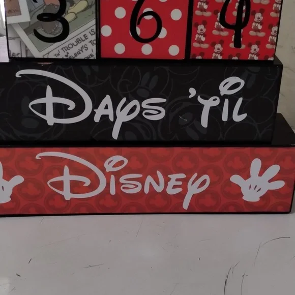 Disney Days Til/Weeks Til Block Calendar - Picture 3 of 5